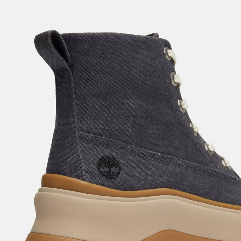 Timberland Womens Roxie Lane Mid ETK Dark Grey Canvas image number 2